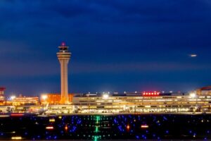 羽田空港の夜景　画像